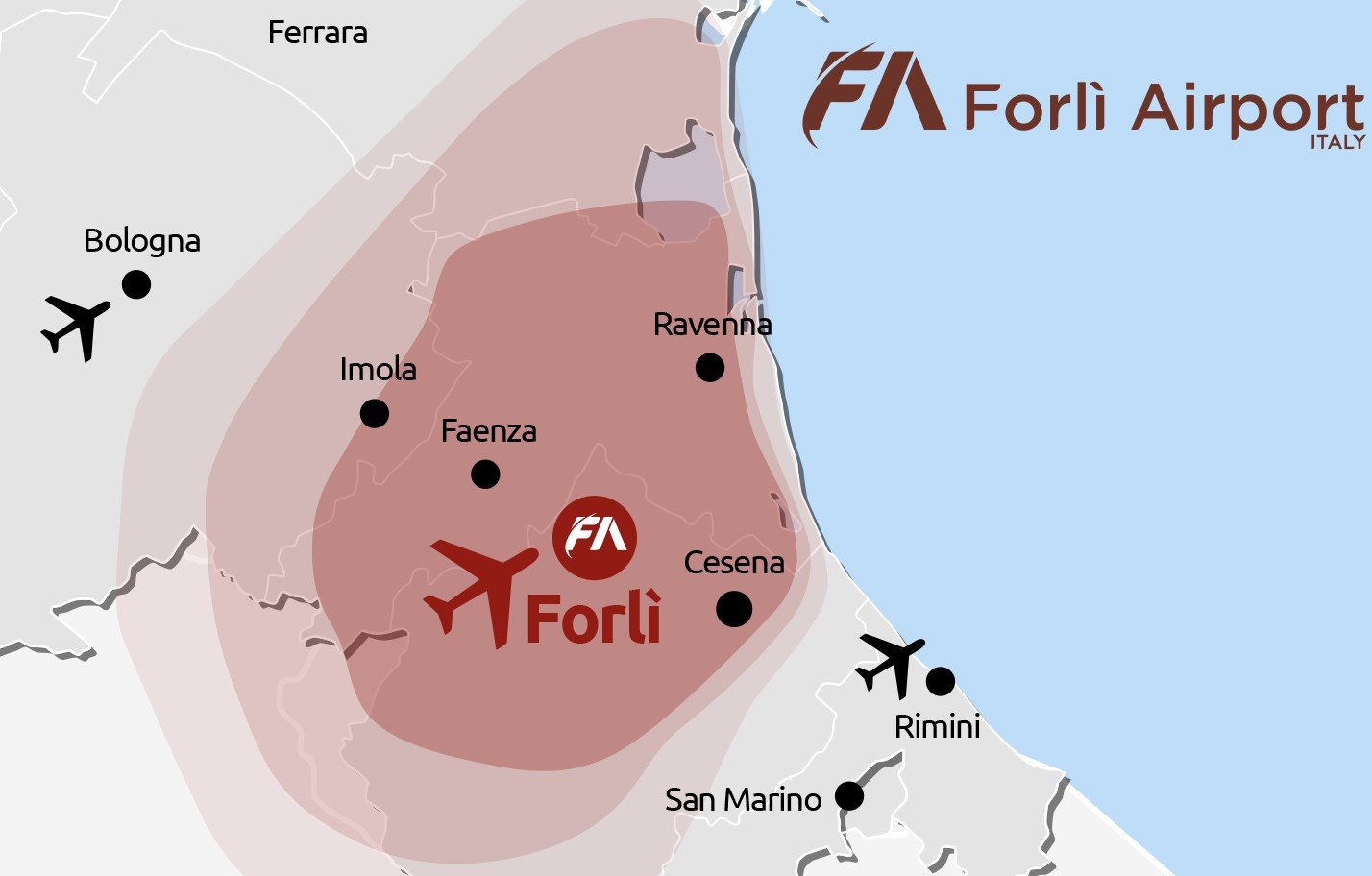 Forlì - Cesena Location
