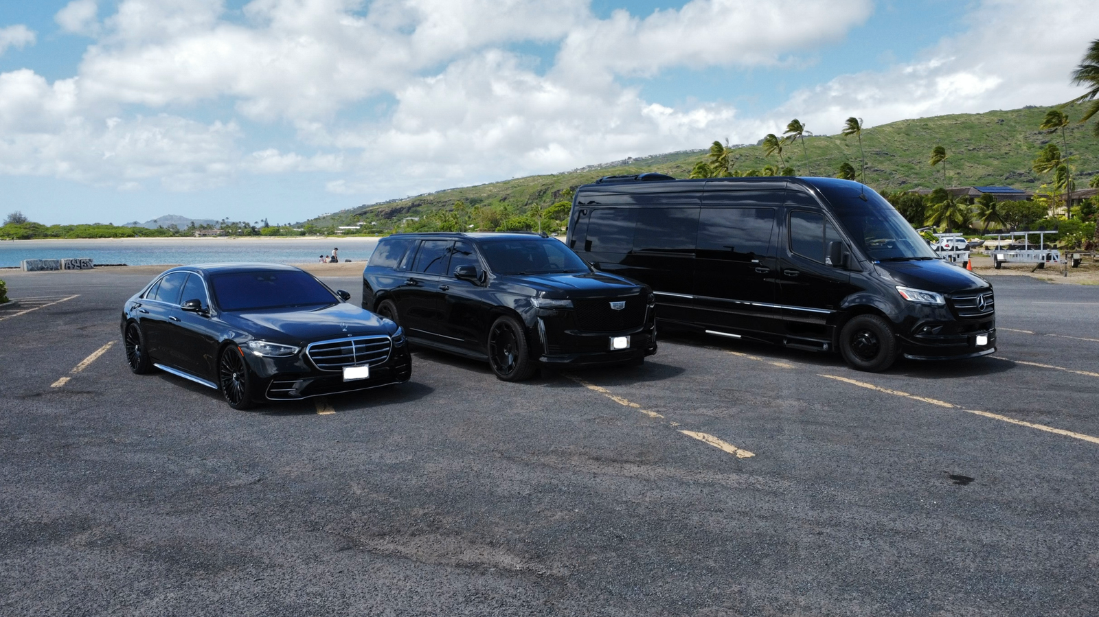 Flying Nimbus LLC - Premium luxury transportation service in Honolulu, Oahu with Mercedes S-Class and Sprinter vans