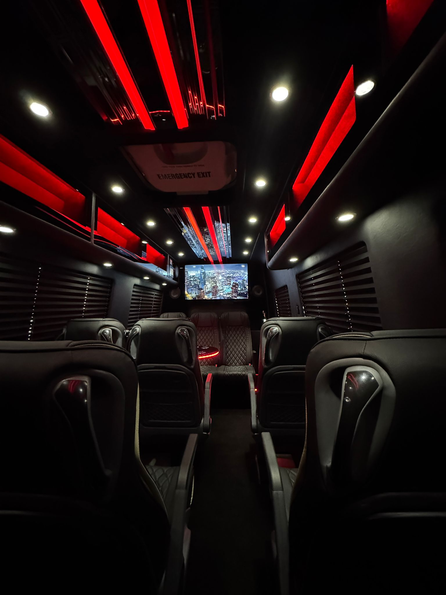 Luxury Sprinter Van Interior Fleet