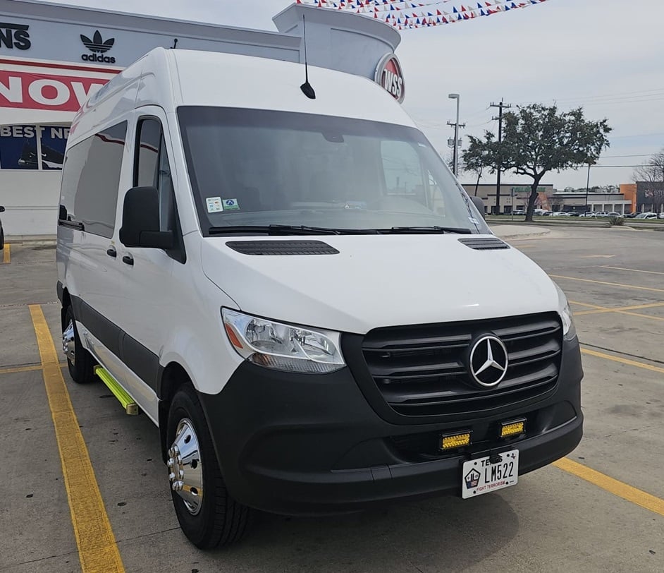 Mercedes Benz Sprinter charter van service 11 passengers