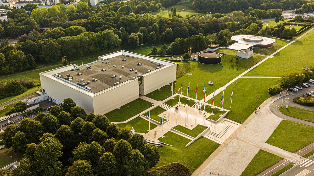 Normandy D-Day Beaches & Caen Memorial Museum Location