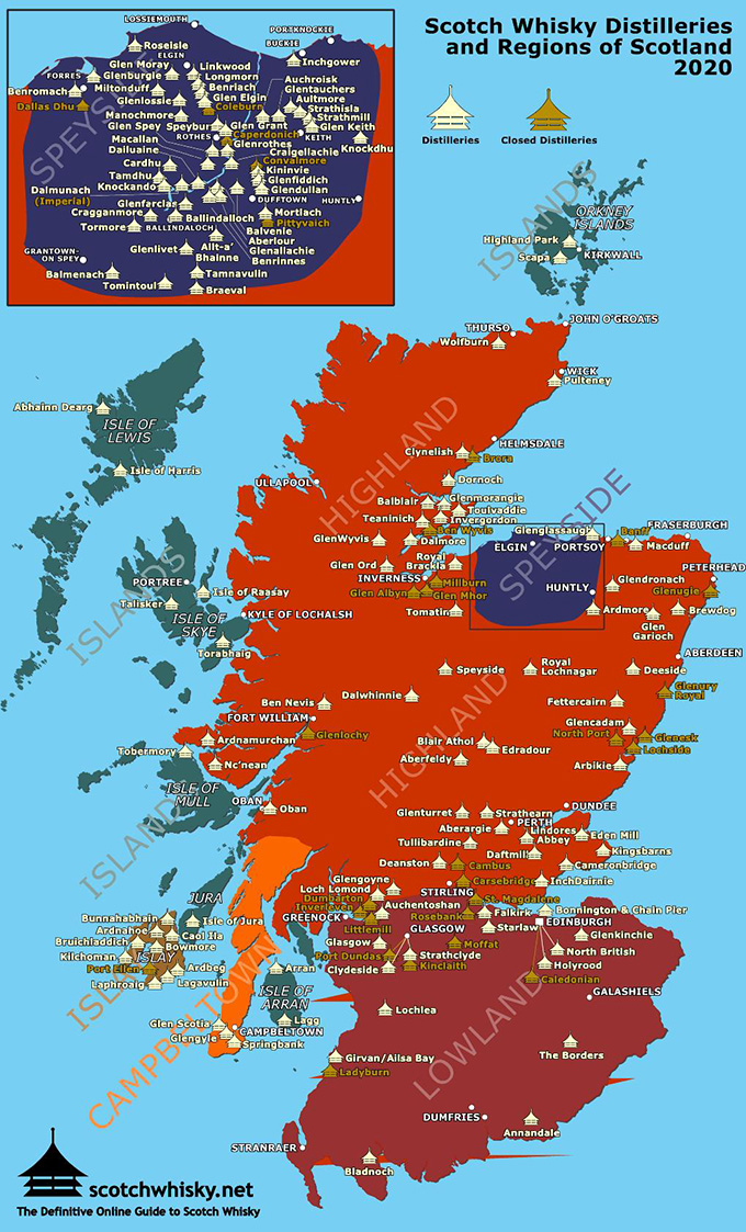 Whisky Regions & Distillery Tours