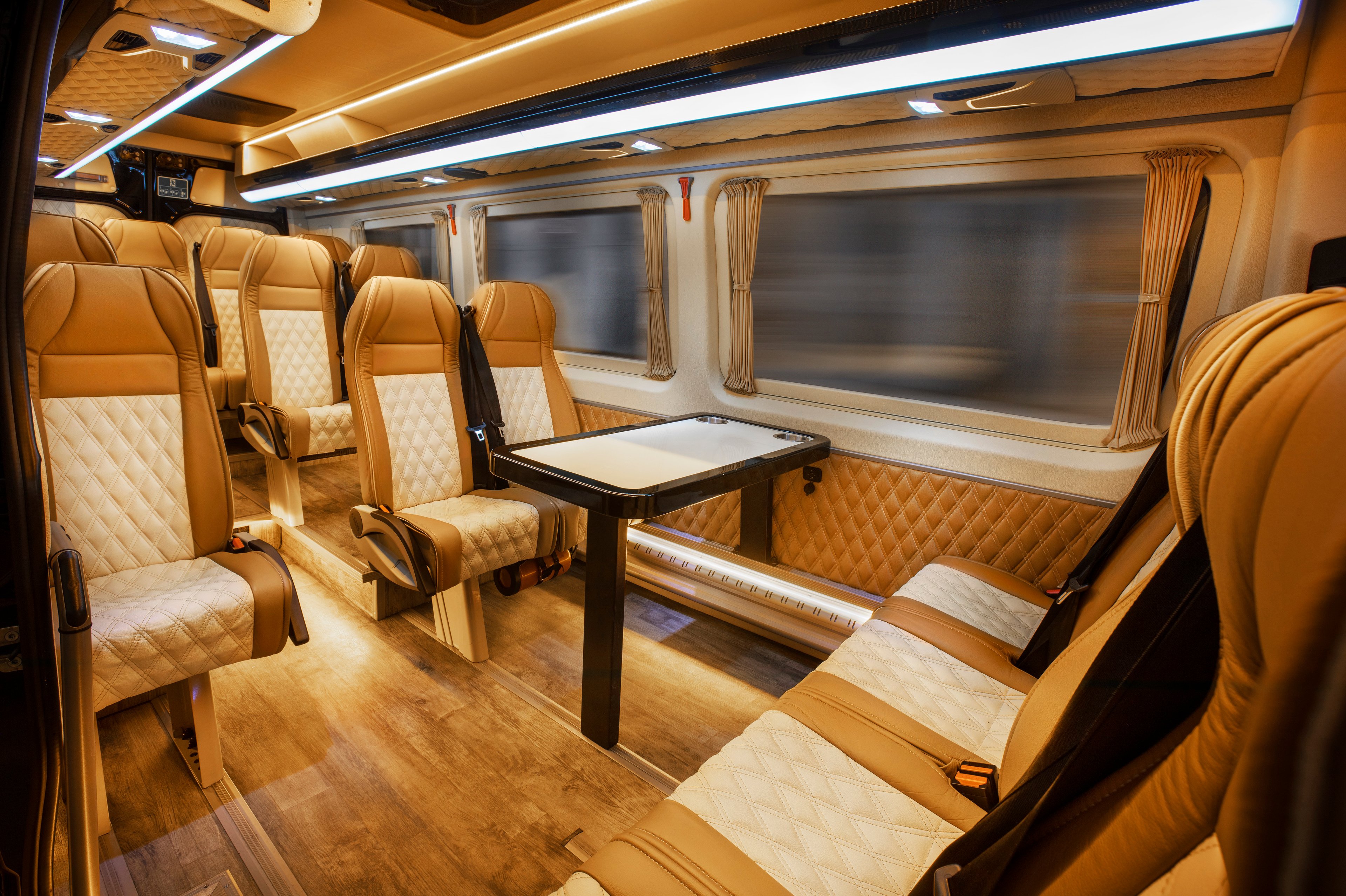 Luxury minibus (ALSO AVAILABLE 25-seaters and coaches) Fleet