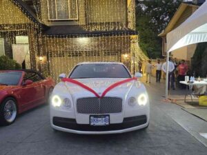 BENTLEY WHITE FLYING SPUR 2019 Fleet