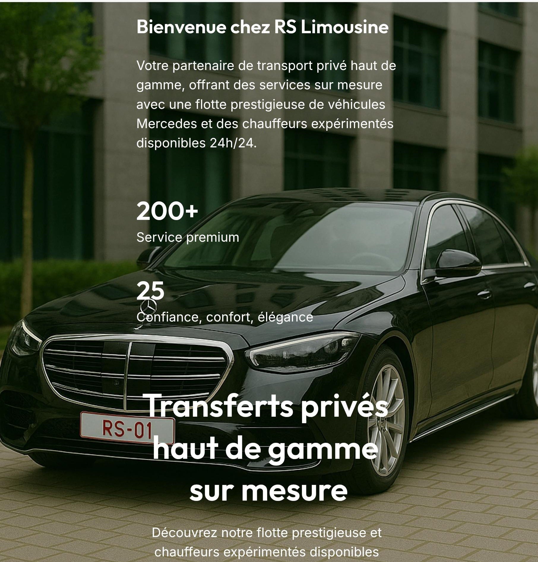 RS LIMOUSINE - Service limousine à Bruxelles et toute la Belgique